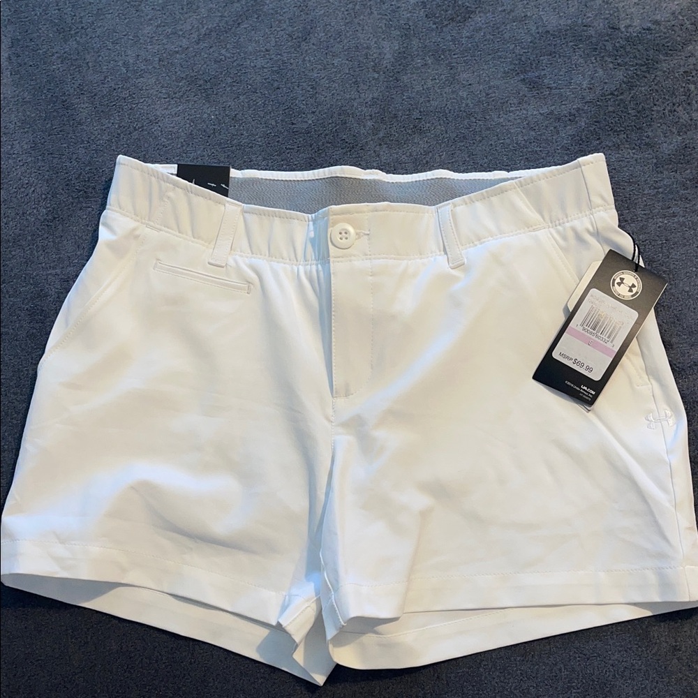 Women's Under  Armour White Shorts